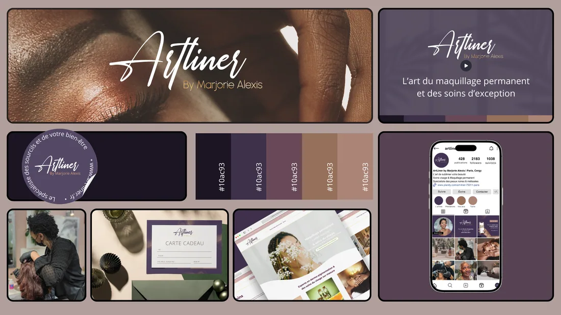 ArtLiner — aperçu du site web réalisé par SwiftFlow
