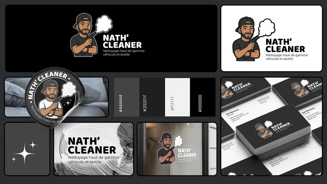 Nath’ Cleaner — L’identité visuelle du site web réalisé par SwiftFlow